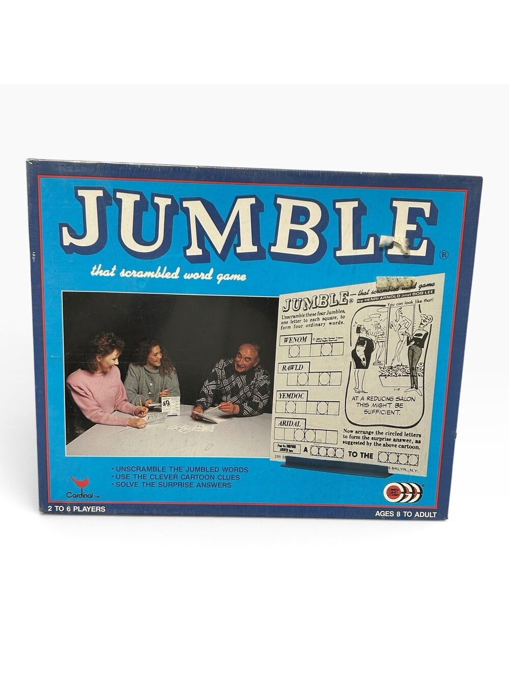 Jumble That Scrambled Word Game Cardinal Game New Excellent